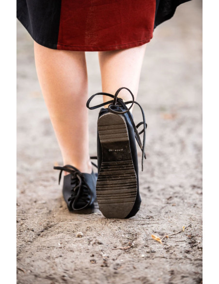 Sandali romani bassi in nabuk