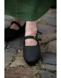 Scarpe medievali nere da donna, Rieke 2