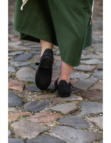 Scarpe medievali nere da donna, Rieke