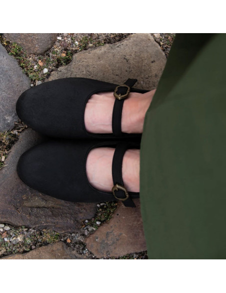 Scarpe medievali nere da donna, Rieke