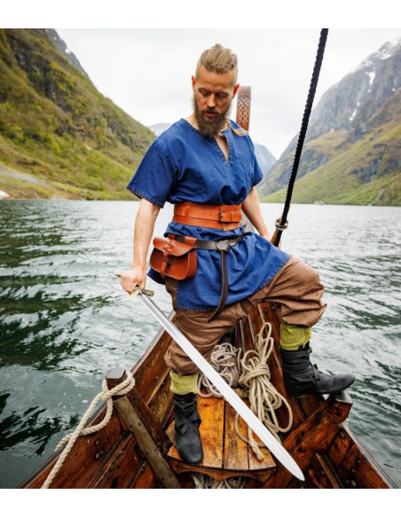 Borsa in pelle nera con design a stella