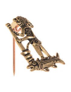 Spilla Pilgrim Doctor Monkey in bronzo