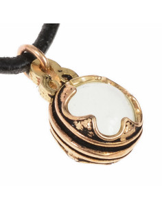 Ciondolo in bronzo in miniatura con palla vichinga