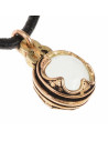 Ciondolo in bronzo in miniatura con palla vichinga
