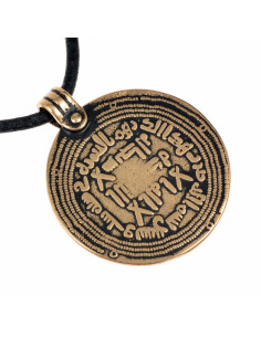 Ciondolo moneta Dirham vichingo in bronzo