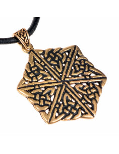 Ciondolo celtico Charm tipo Karo, in bronzo