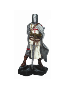 Miniatura Cavaliere Templare con spada (22 cm.)