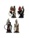 Set di 4 portachiavi Ordini Cavalieri Templari (6 cm.)