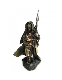 Cavaliere Templare in miniatura con lancia (12 cm.)
