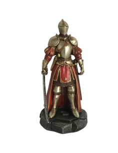Cavaliere medievale in miniatura con spada (12 cm.)