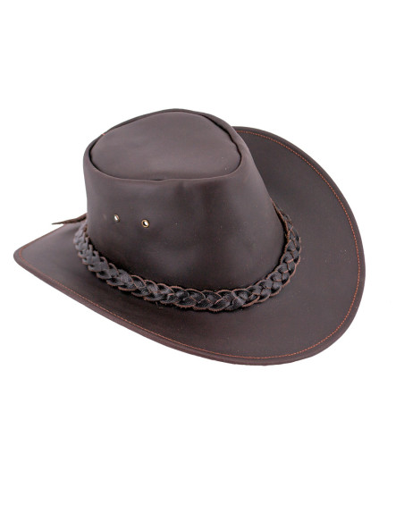 Cappello da cowboy in vera pelle,...