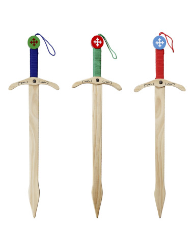 Spada templare in legno per bambini (55 cm.)