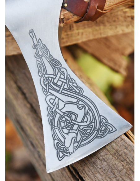 Ascia norvegese in acciaio fuso con...