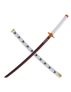 Katana in bambù Rengoku Kyoujurou Demon Slayer (97 cm.)