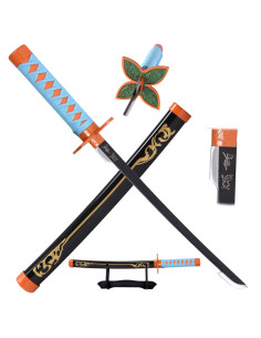 Katana in miniatura di Shinobu Kocho da Kimetsu No Yaiba (43 cm.)
