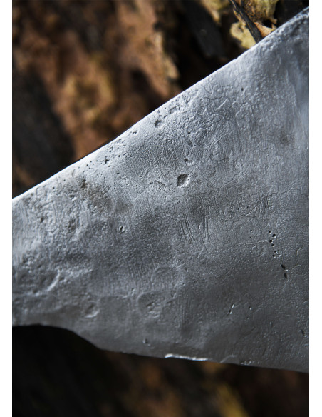 Ascia vichinga con acciaio forgiato a...