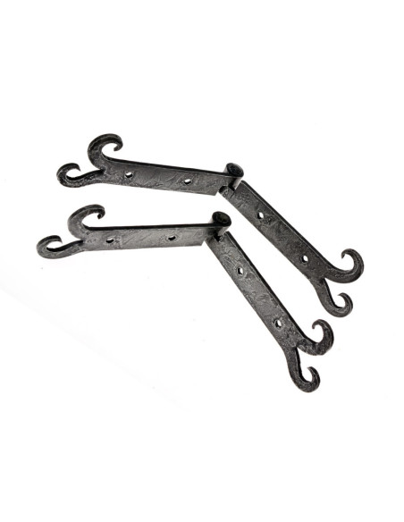 Set 2 cardini medievali con barba in...