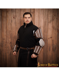 Coppia di Armi storiche medievali con placche (XIV-XV sec.)