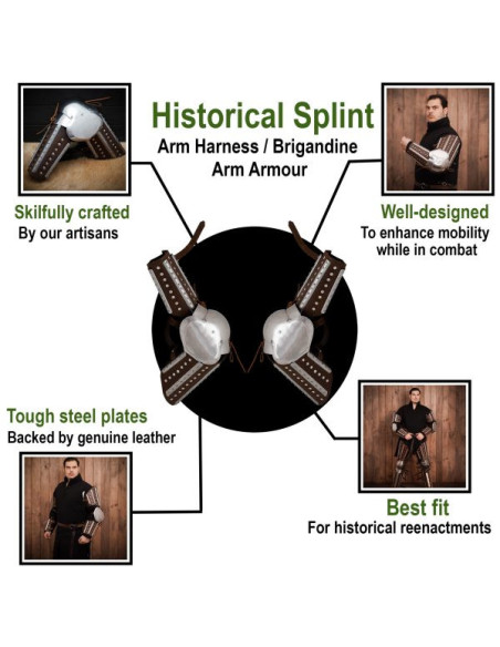 Coppia di Armi storiche medievali con...