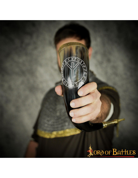 Algiz Corno vichingo da bere (400-500...