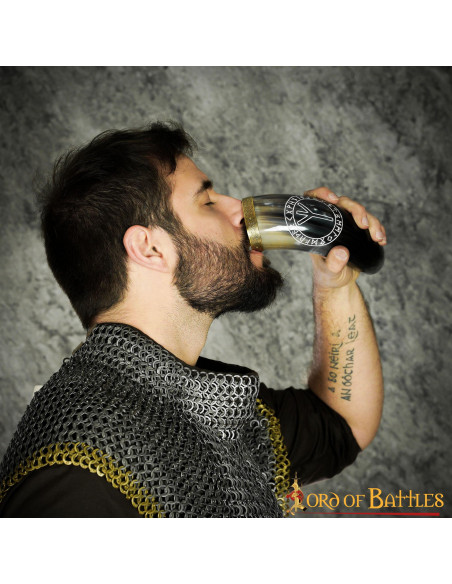 Algiz Corno vichingo da bere (400-500...