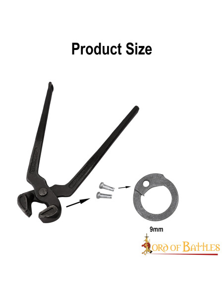 Pinza per anelli in cotta di maglia...