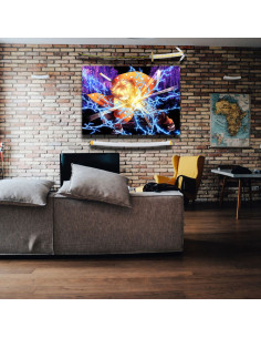 Demon Slayer Zenitsu Agatsuma Stendardo + Pacchetto Katana 2