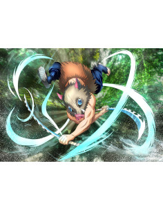 Banner-Flag Demon Slayer di Inosuke Hashibira (70x100 cm.) 2