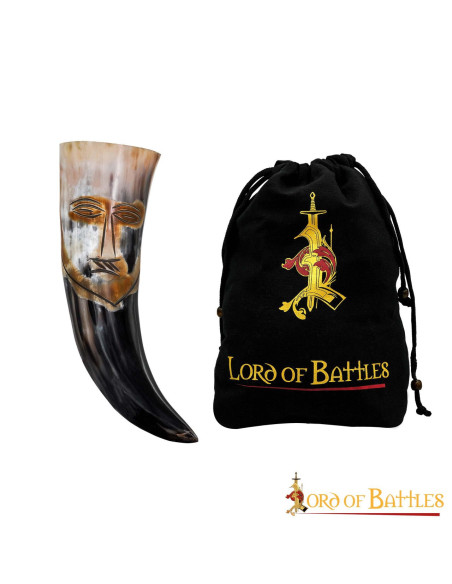 Corno viso tribale medievale da bere...