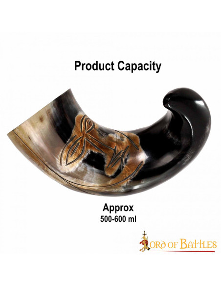 Corno viso tribale medievale da bere...