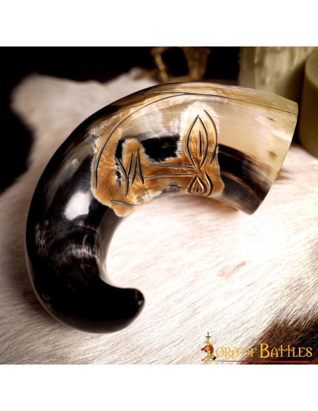 Corno viso tribale medievale da bere...