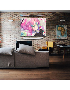 Pacchetto katana Mitsuri Kanroji + stendardo Demon Slayer 2