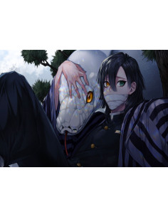 Stendardo-Bandiera Obanai Iguro, Kimetsu No Yaiba (100 x... 2