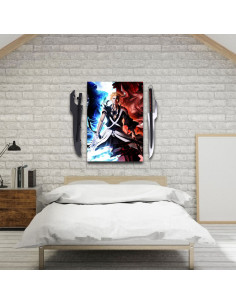 Pacchetto spada Zangetsu di Ichigo Kurosaki + stendardo,... 2