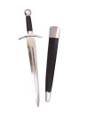 Pugnale medievale decorativo con fodero (54,5 cm.)