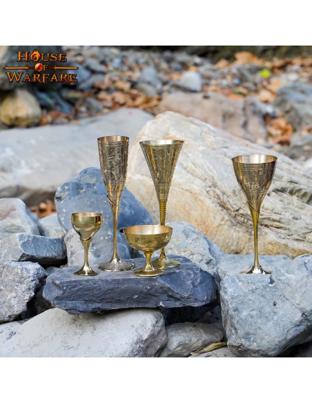 Calice del Santo Graal in ottone...