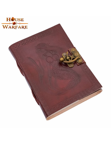 Agenda sirena in pelle fatta a mano...