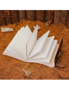 Agenda sirena in pelle fatta a mano (17,7x12,7 cm.) 2