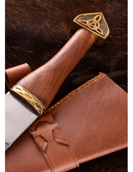 Pugnale vichingo Seax, con fodero in...