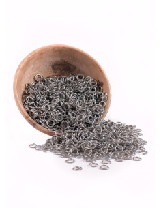 Busta porta anelli in rete di zinco, 9 mm.