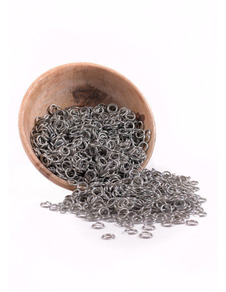 Busta porta anelli in rete di zinco,...