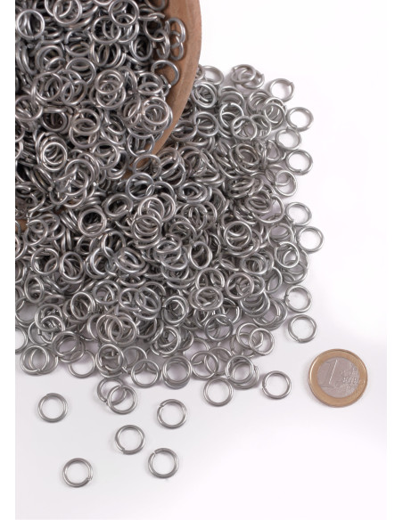 Busta porta anelli in rete di zinco,...