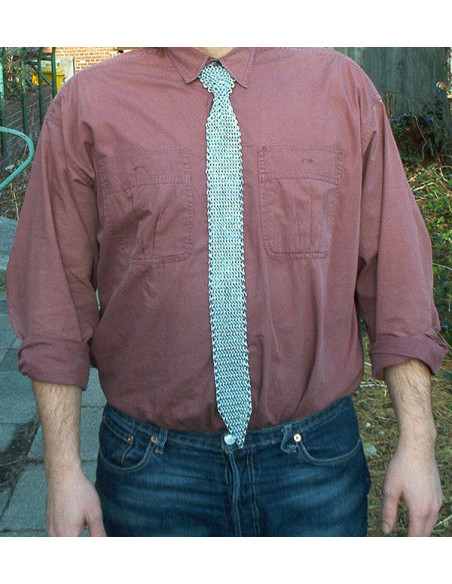 Cravatta medievale con anelli in...