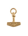 Ciondolo vichingo Martello di Thor, ottone (3 cm.)