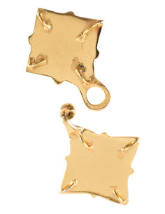 Spilla vichinga di 2 pezzi in ottone (4,5 cm.) 2