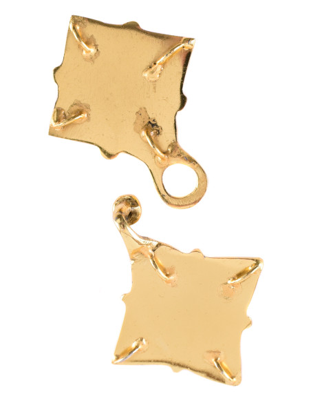 Spilla vichinga di 2 pezzi in ottone...