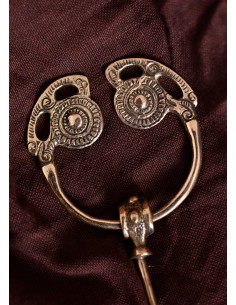 Spilla vichinga tipo Gldsborough Fibula, ottone (6,3 cm.) 2