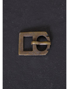 Fibbia per cintura di epoca medievale numero 11, in ottone