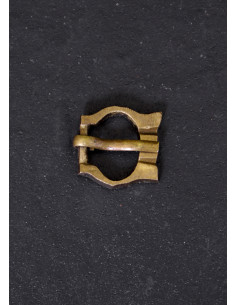 Fibbia per cintura di epoca medievale numero 13, in ottone