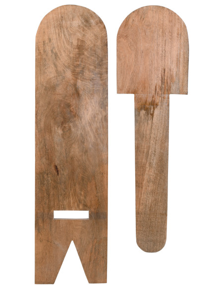 Sedia medievale in legno a forma di X...